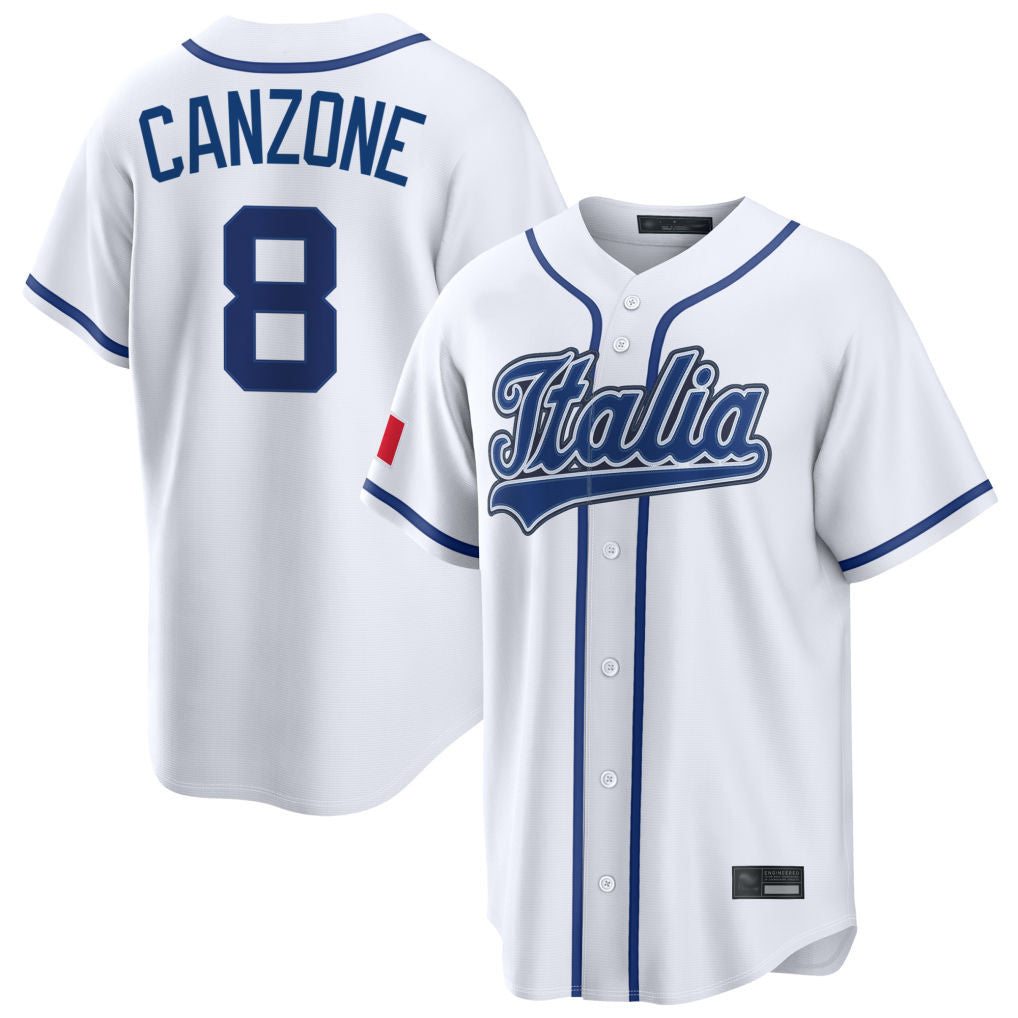 S.Mariners #8 Dominic Canzone Player White Pitch Fashion Game Fdoa Stitched Jerseys