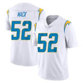 LA.Chargers #52 Khalil Mack Player White Limited Vapor Untouchable Home Game Gdoa Stitched Jerseys