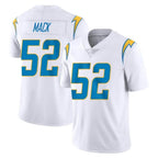 LA.Chargers #52 Khalil Mack Player White Limited Vapor Untouchable Home Game Gdoa Stitched Jerseys