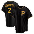 P.Pirates #2 Spencer Horwitz Player Black Alternate 2025 Home Game Fdoa Stitched Jerseys
