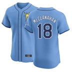 T.Bay Rays #18 Shane McClanahan Player Light Blue Home Limited Fdoa Stitched Jerseys