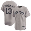 NY.Yankees #13 Jazz Chisholm Jr Player Gray Limited Home Fdoa Stitched Jerseys
