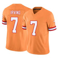 TB.Buccaneers #7 Bucky Irving Player Orange Limited Vapor F.U.S.E. Home Game Gdoa Stitched Jerseys