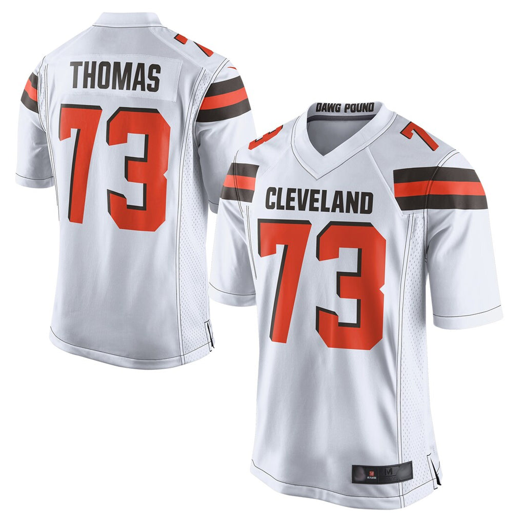 C.Browns #73 Joe Thomas Player White Limited Home Game Gdoa Stitched Jerseys