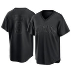 C.Cubs #9 Miguel Amaya Player Black T-shirt Home Game Gdoa Stitched Jerseys