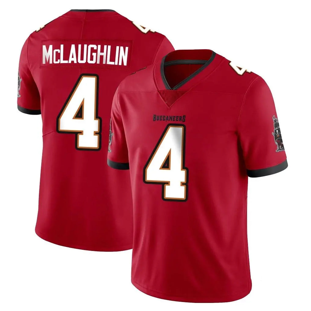 TB.Buccaneers #4 Chase McLaughlin Player Red Limited Vapor Home Game Gdoa Stitched Jerseys
