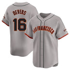 SF.Giants #16 Rafael Devers Player Gray Home Limited Fdoa Stitched Jerseys