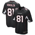 A.Cardinals #81 Travis Vokolek Player Black Game Gdoa Stitched Jerseys