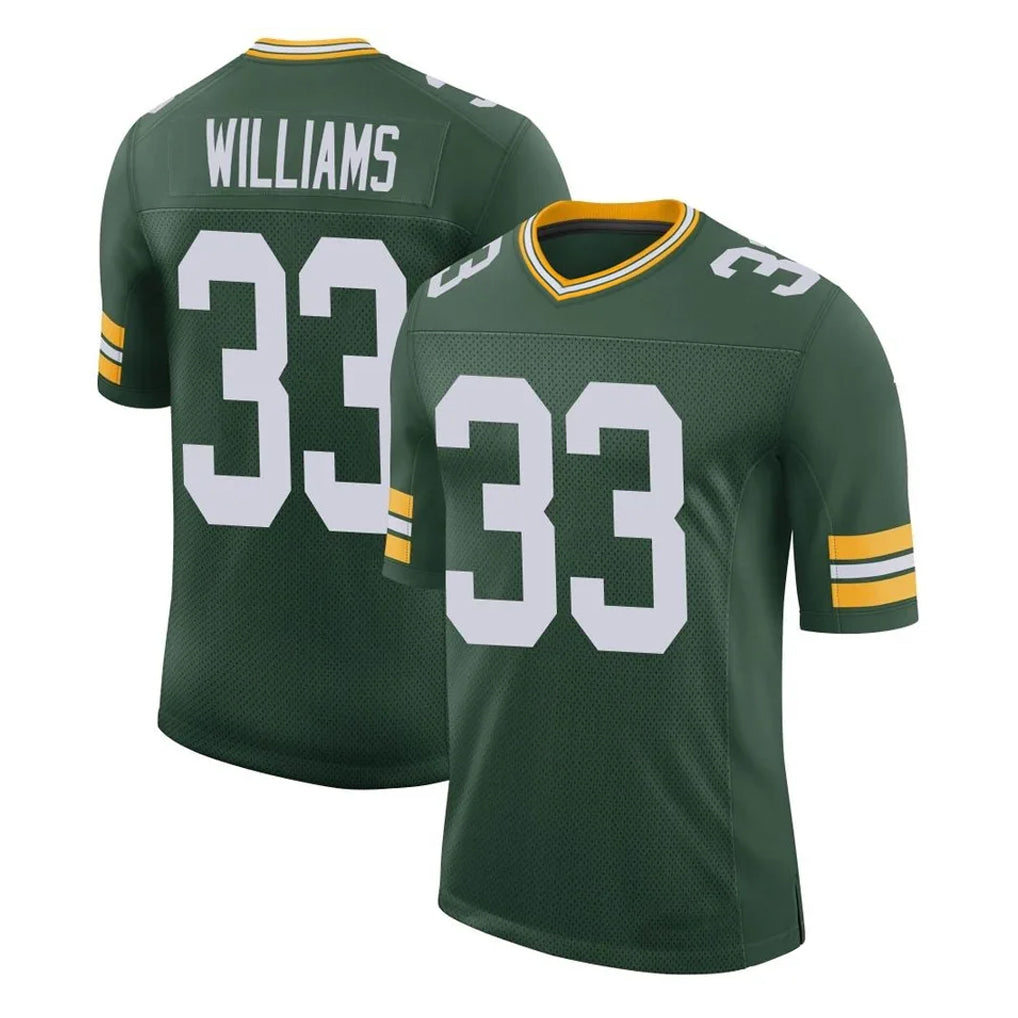 GB.Packers #33 Evan Williams Player Green Limited Classic Home Game Gdoa Stitched Jerseys