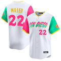 S.Diego Padres #22 Mason Miller Player White City Connect Home Limited Fdoa Stitched Jerseys