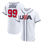 NY.Yankees #99 Aaron Judge Player White USA 2026 World Classic Home Limited Elite Fdoa Stitched Jerseys
