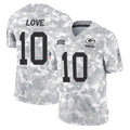 GB.Packers #10 Jordan Love Player Arctic Camo Salute To Service Limited Gdoa Stitched Jerseys