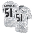 H.Texans #51 Will Anderson Jr. Player Arctic Camo Salute To Service Limited Game Gdoa Stitched Jerseys