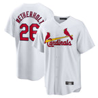 St. Louis Cardinals #26 JJ Wetherholt Player White Home Game Fdoa Stitched Jerseys