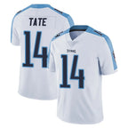 T.Titans #14 Carnell Tate Player White Limited Vapor Untouchable Home Game Gdoa Stitched Jerseys