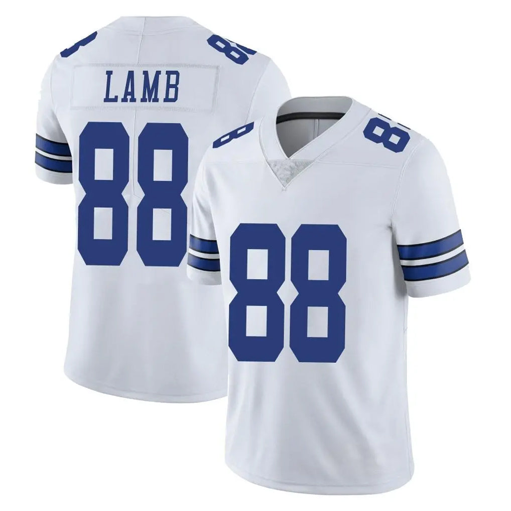 D.Cowboys #88 CeeDee Lamb Player White Vapor Untouchable Limited Home Game Gdoa Stitched Jerseys