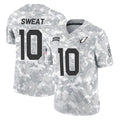 A.Cardinals #10 Josh Sweat Player Arctic Camo Limited Salute To Service Home Game Gdoa Stitched Jerseys
