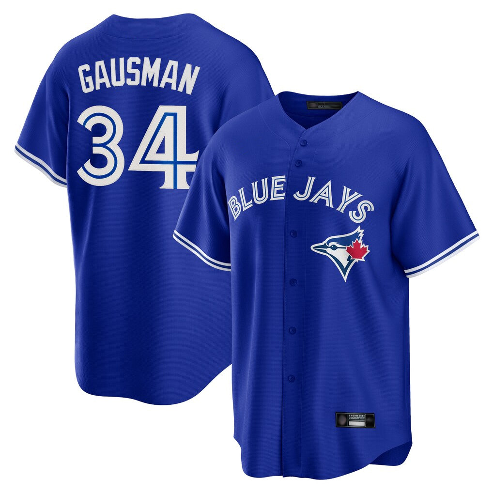 T.Blue Jays #34 Kevin Gausman Player Royal Alternate Replica Player Fdoa Stitched Jerseys