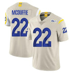 LA.Rams #22 Trent McDuffie Player Bone Limited Vapor Home Game Gdoa Stitched Jerseys