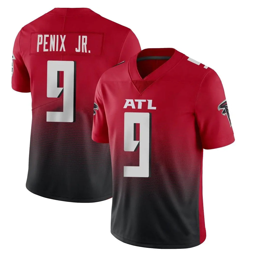 A.Falcons #9 Michael Penix Jr. Player Red Vapor Untouchable Limited Home Game Gdoa Stitched Jerseys