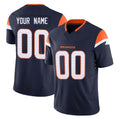 Custom D.Broncos Navy Limited Vapor F.U.S.E. Home Game Any Name & Numbers Gdoa Stitched Jerseys