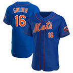 NY.Mets #16 Dwight Gooden Player Royal Limited Elite Home Fdoa Stitched Jerseys