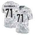 M.Dolphins #71 Jonah Savaiinaea Player Arctic Camo Salute To Service Limited Game Gdoa Stitched Jerseys