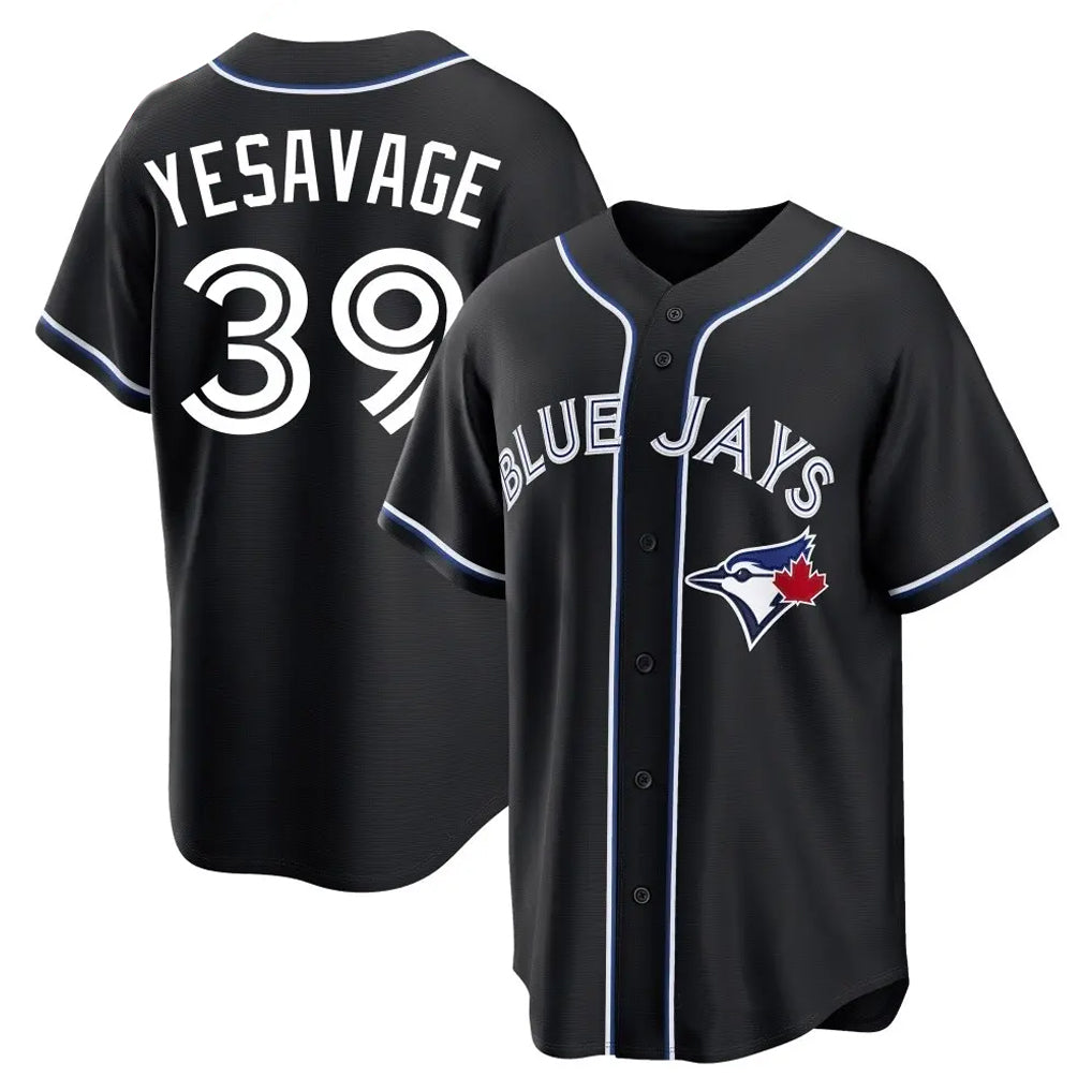 T.Blue Jays #39 Trey Yesavage Player Black Home Game Fdoa Stitched Jerseys