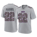 NY.Giants #22 Najee Harris Player Gray Atmosphere Fashion Limited Game Gdoa Stitched Jerseys