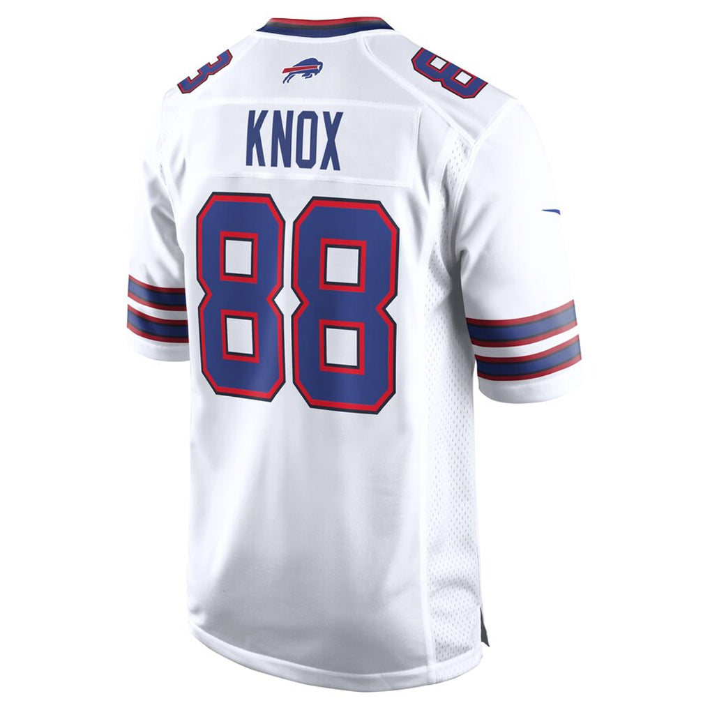 B.Bills #88 Dawson Knox Player White Home Game Gdoa Stitched Jerseys
