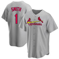 St. Louis Cardinals #1 Ozzie Smith Player Gray Home Game Fdoa Stitched Jerseys
