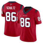 H.Texans #86 Dalton Schultz Player Red Limited Vapor F.U.S.E. Home Game Gdoa Stitched Jerseys