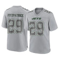 NY.Jets #29 Minkah Fitzpatrick Player Gray Limited Atmosphere Fashion Home Game Gdoa Stitched Jerseys