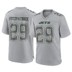 NY.Jets #29 Minkah Fitzpatrick Player Gray Limited Atmosphere Fashion Home Game Gdoa Stitched Jerseys