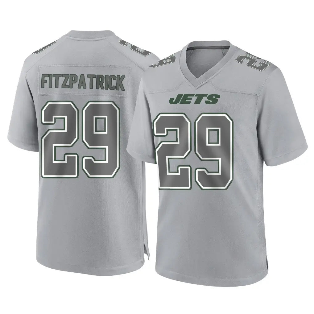 NY.Jets #29 Minkah Fitzpatrick Player Gray Limited Atmosphere Fashion Home Game Gdoa Stitched Jerseys