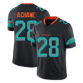 M.Dolphins #28 De'Von Achane Player Black Limited Pitch Rivalries Collection Home Game Gdoa Stitched Jerseys