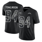 LA.Chargers #94 Dalvin Tomlinson Player Black Limited 2026 Salute to Service Home Game Stitched Jerseys