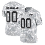 Custom B.Bills Arctic Camo Salute to Service Limited Any Name & Numbers Gdoa Stitched Jerseys