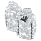 C.Panthers ## Panthers Blank Player Arctic Camo Salute to Service Pullover Hoodies Limited Game Gdoa Stitched Jerseys