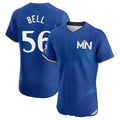 M.Twins #56 Josh Bell Player Royal City Connect Limited Elite Home Fdoa Stitched Jerseys