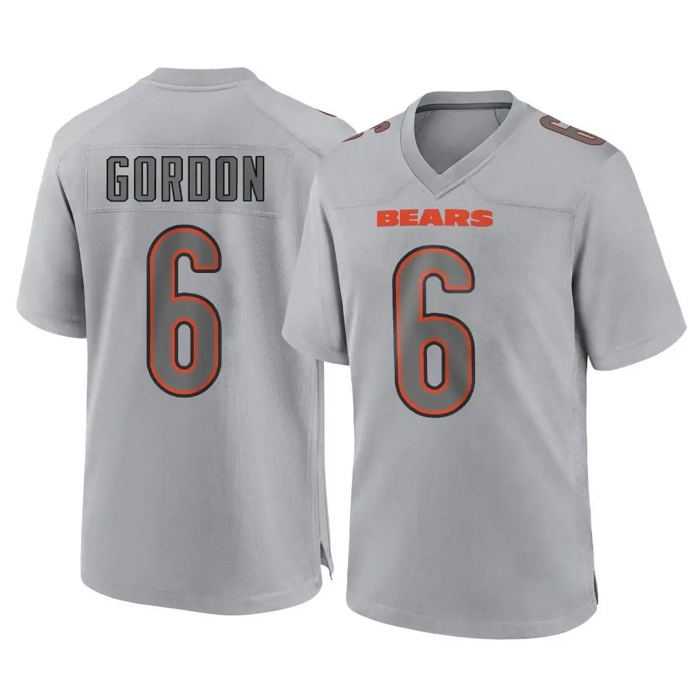 C.Bears #6 Kyler Gordon Player Gray Atmosphere Fashion Game Gdoa Stitched Jerseys