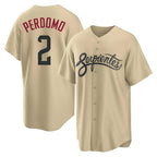 A.Diamondbacks #2 Geraldo Perdomo Player Tan City Connect Home Game Gdoa Stitched Jerseys