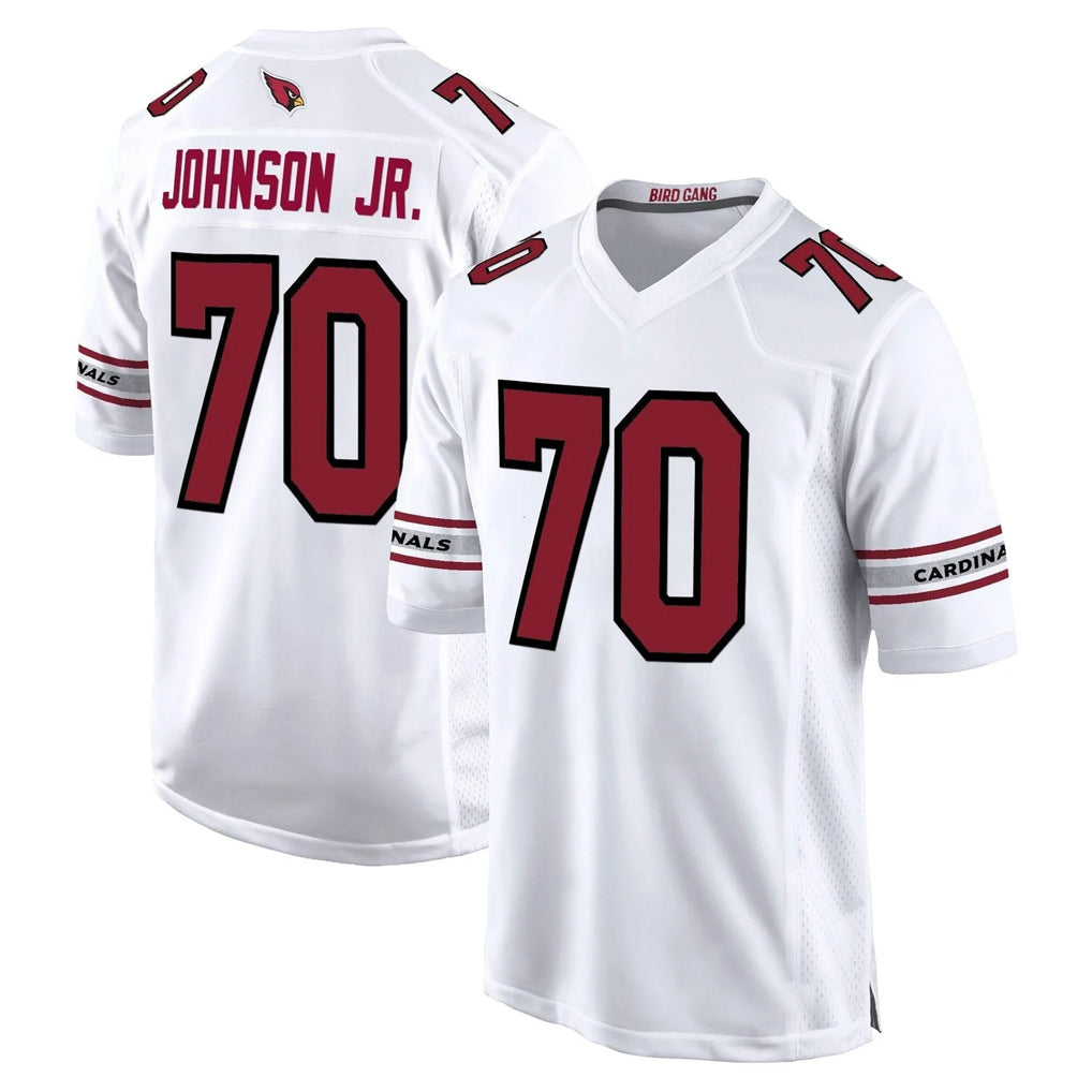 A.Cardinals #70 Paris Johnson Jr. Player White Fashion Home Game Gdoa Stitched Jerseys