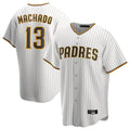 S.Diego Padres #13 Manny Machado Player White Home Game Fdoa Stitched Jerseys