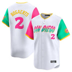 S.Diego Padres #2 Xander Bogaerts Player White City Connect Home Limited Fdoa Stitched Jerseys