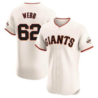 SF.Giants #62 Logan Webb Player Cream Home Limited Elite Fdoa Stitched Jerseys