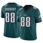 P.Eagles #88 Dallas Goedert Player Team Color Green Limited Vapor F.U.S.E. Home Game Gdoa Stitched Jerseys