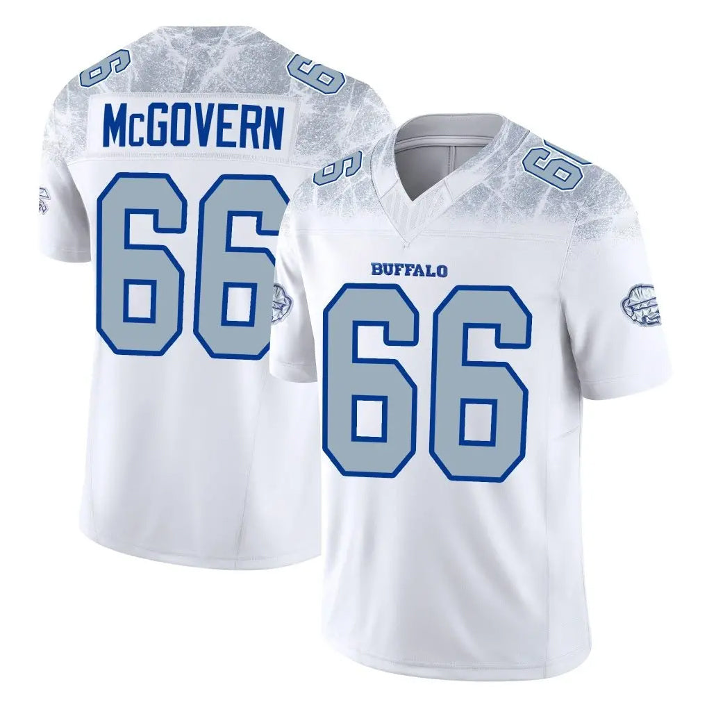 B.Bills #66 Connor McGovern Player White Rivalries Collection Limited Game Gdoa Stitched Jerseys