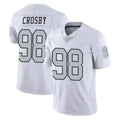 LV.Raiders #98 Maxx Crosby Player White Limited Color Rush Home Game Gdoa Stitched Jerseys
