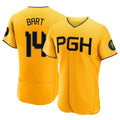 P.Pirates #14 Joey Bart Player Gold City Connect Home Limited Elite Fdoa Stitched Jerseys